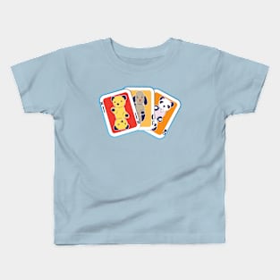 Sooty Playing Card Trio Kids T-Shirt